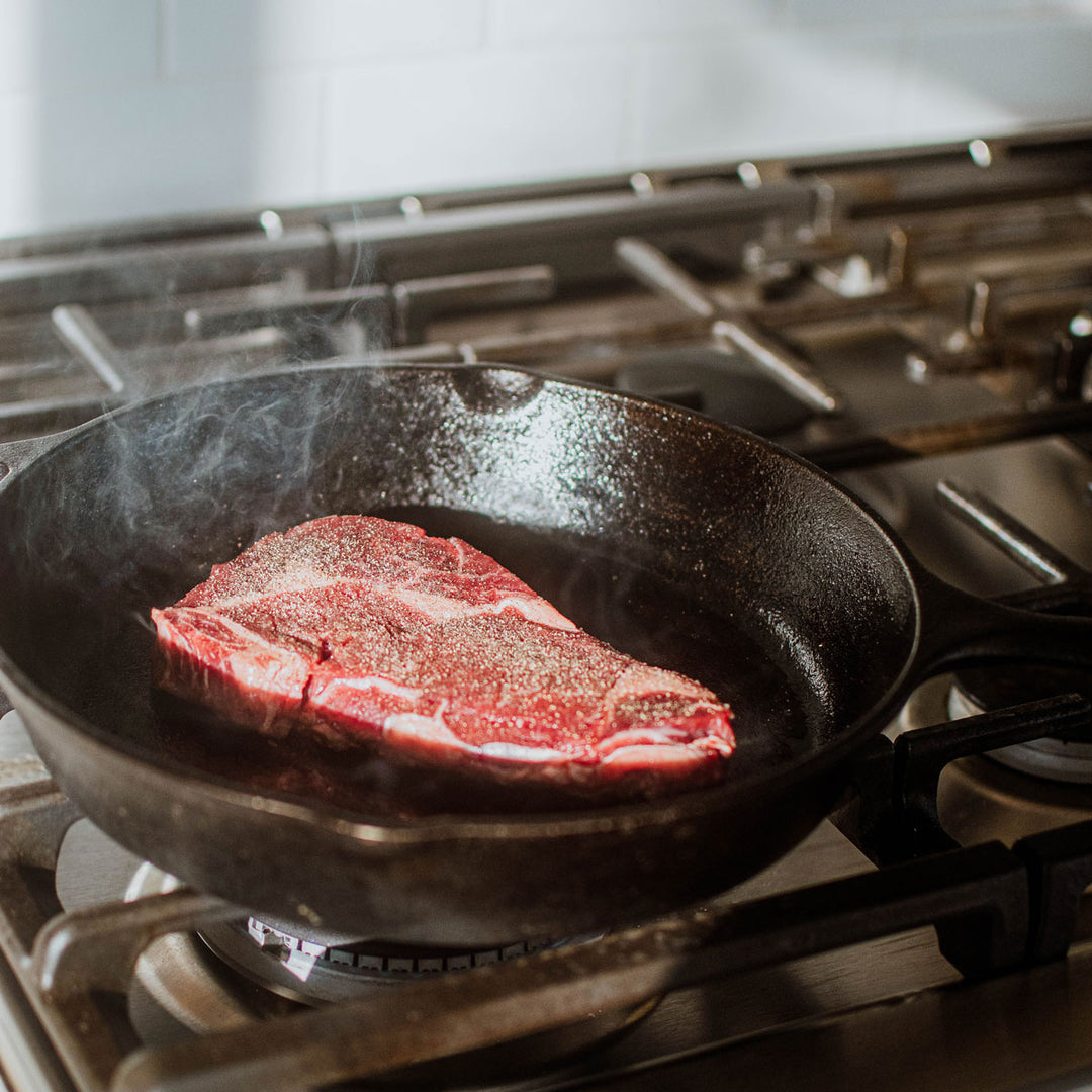 mature ribeye steak